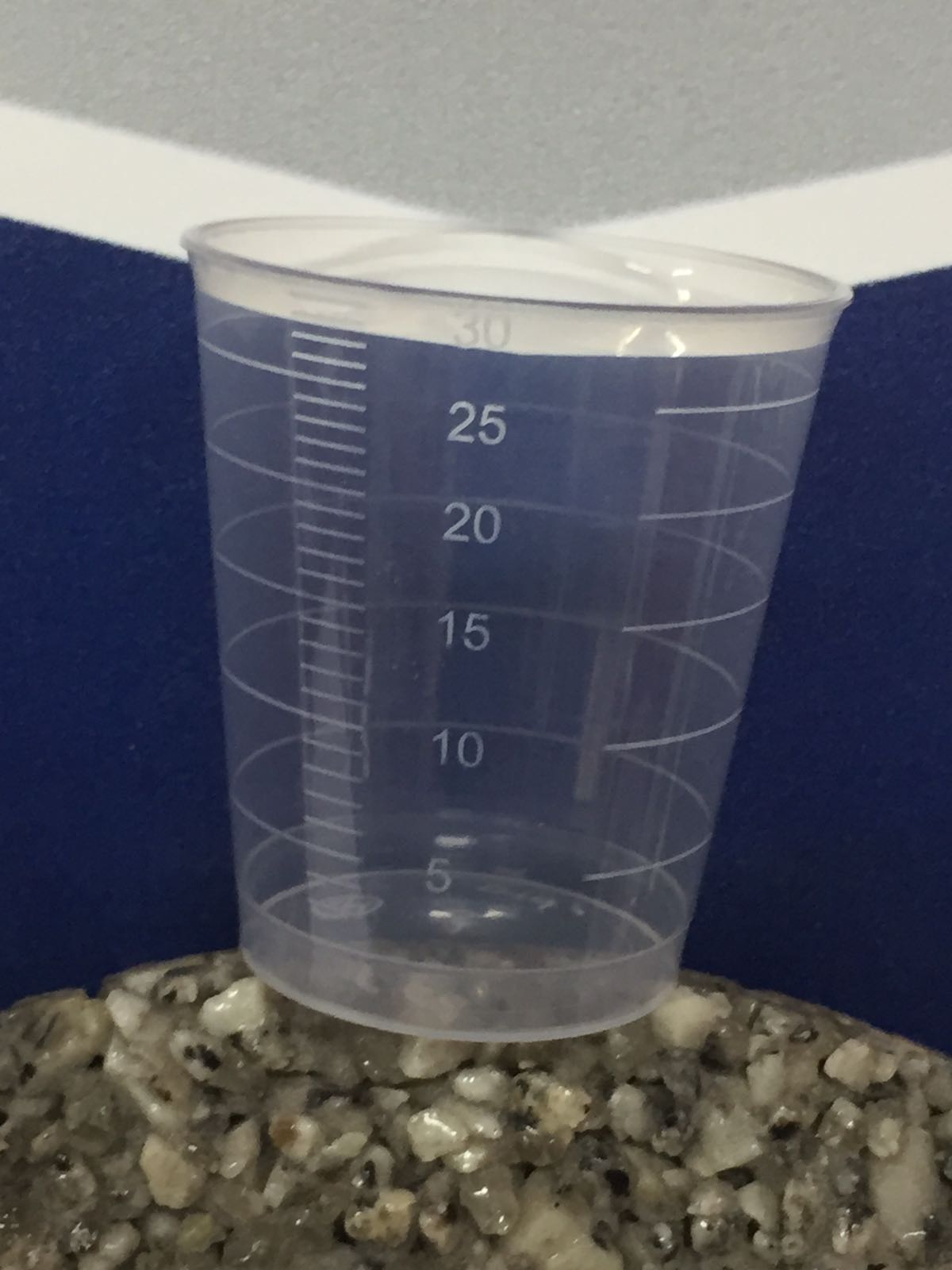 CYB Glassfibre Store Product 30ml Plastic Measuring Cup Pack
